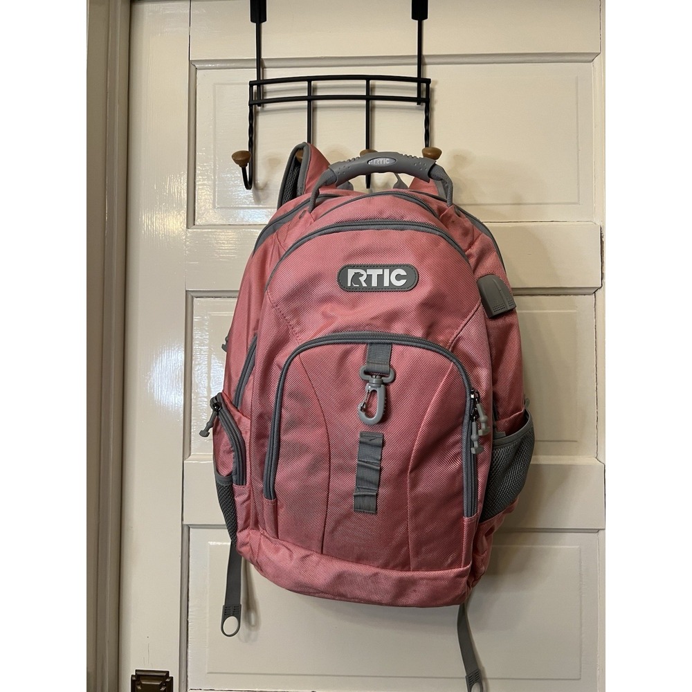 RTIC Summit Pink & Gray Backpack Computer Laptop Large